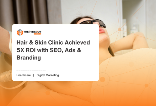 Hair & Skin Clinic Achieved 5X ROI with SEO, Ads & Branding